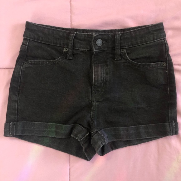 Wild Fable Black High Waisted Shorts - Picture 1 of 3